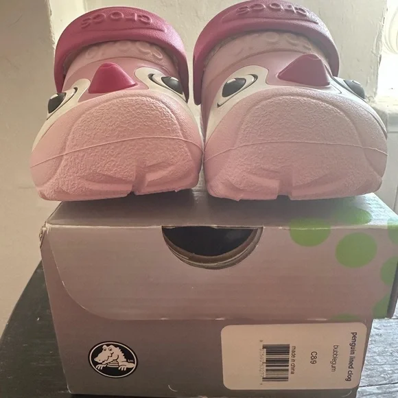 Pink penguin crocs - Picture 7 of 15
